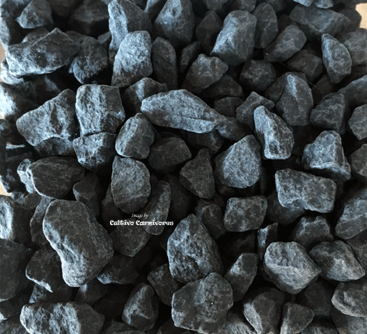 AQUASCAPE SUPPLIES:  Gravel for terrariums * Course - Midnight Black * Small Tub